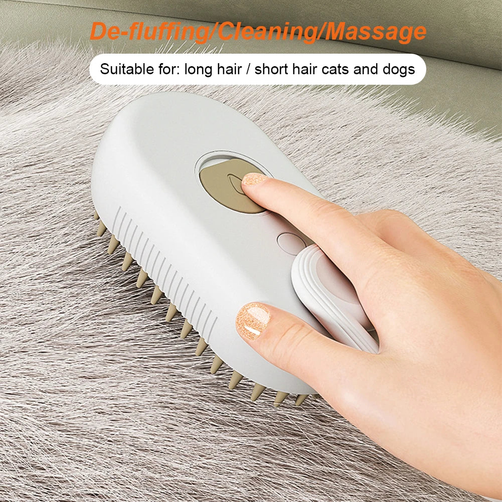 3 in 1 Electric Spray Cat Hair Brush