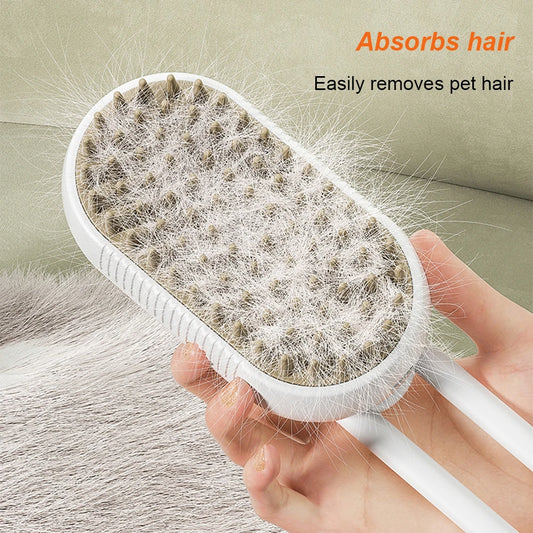 3 in 1 Electric Spray Cat Hair Brush