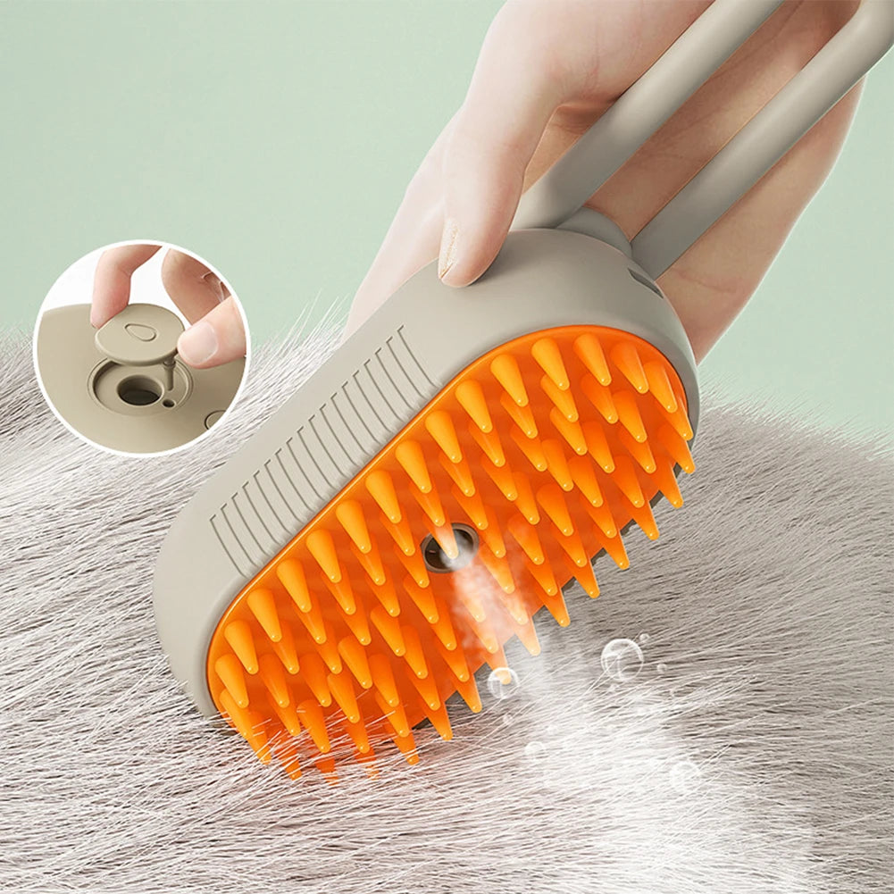 3 in 1 Electric Spray Cat Hair Brush