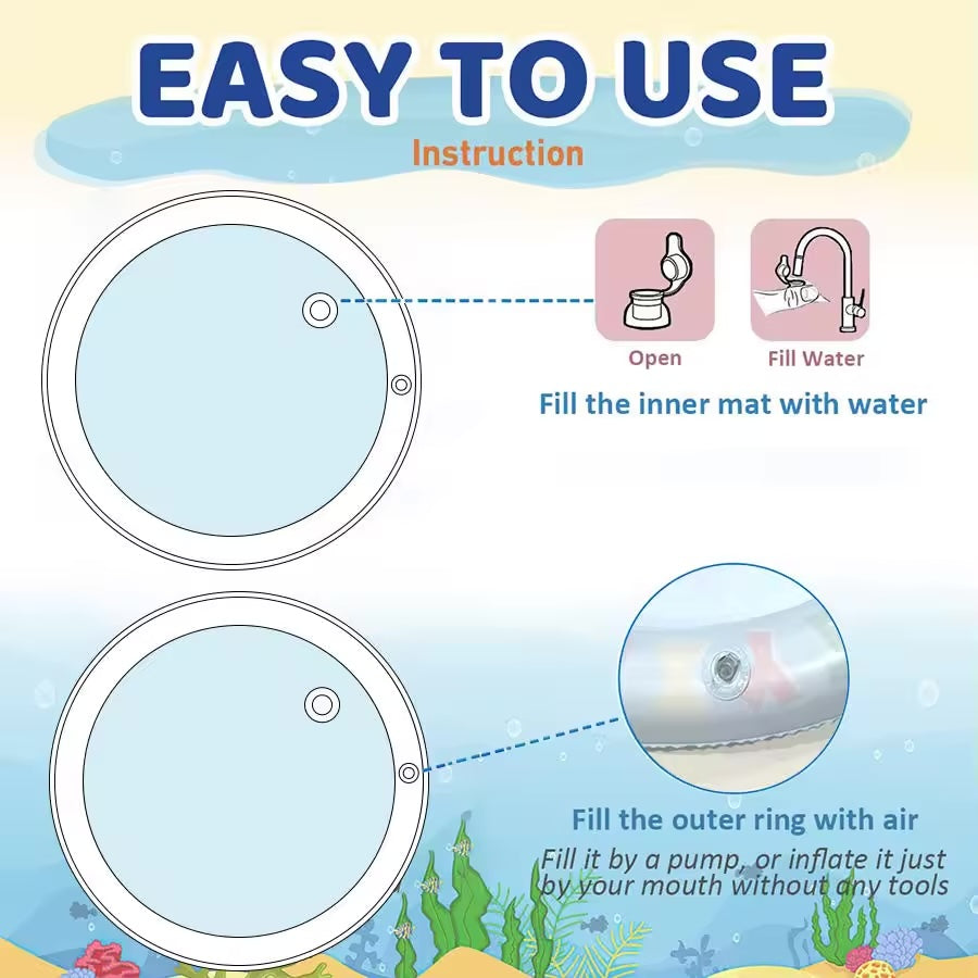 Water Sensory Play Mat for Cats