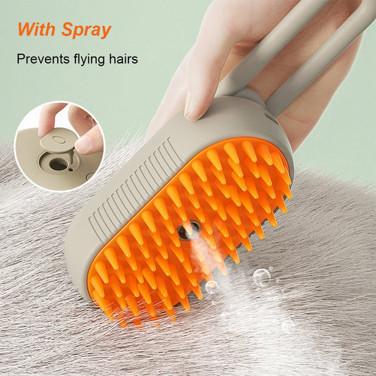 3 in 1 Electric Spray Cat Hair Brush